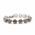 PULSERA SHINE SILVER SHADOW CLARO BASE METAL -S