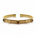 BRAZALETE ABIERTO CARTIER OJO DE TIGRE