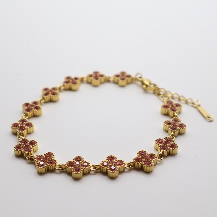 PULSERA DELGADA CARTIER ROSA