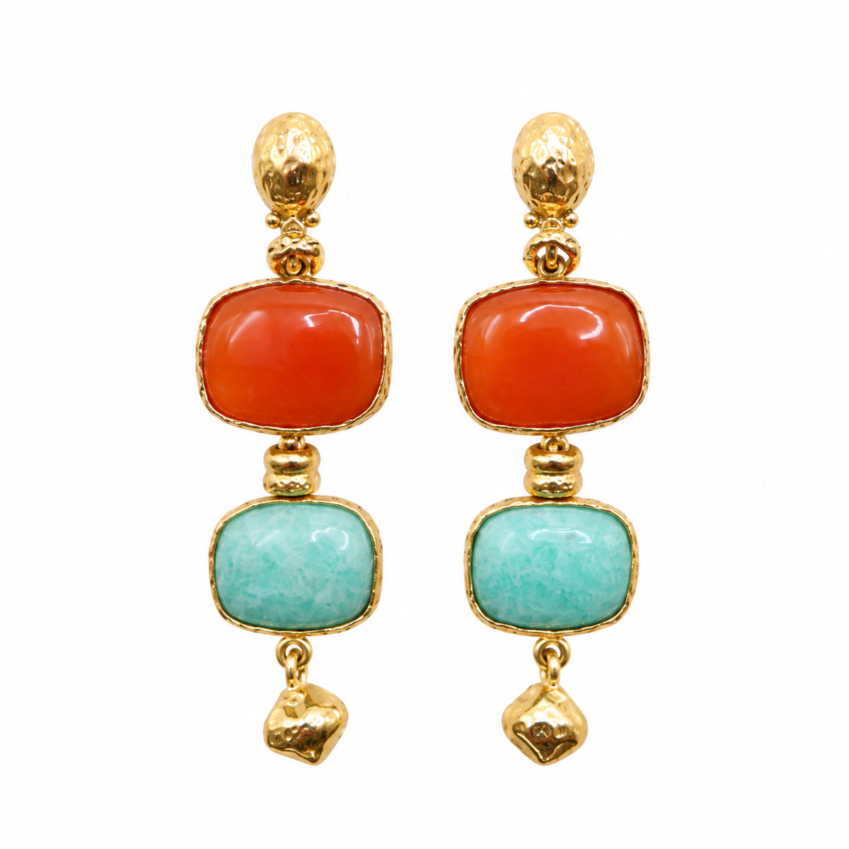 ARETE SILENE GREEN AVENTURINE & BROWN