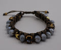 PULSERA FAVORITA DE PIEDRA GRIS Y ESTRELLA