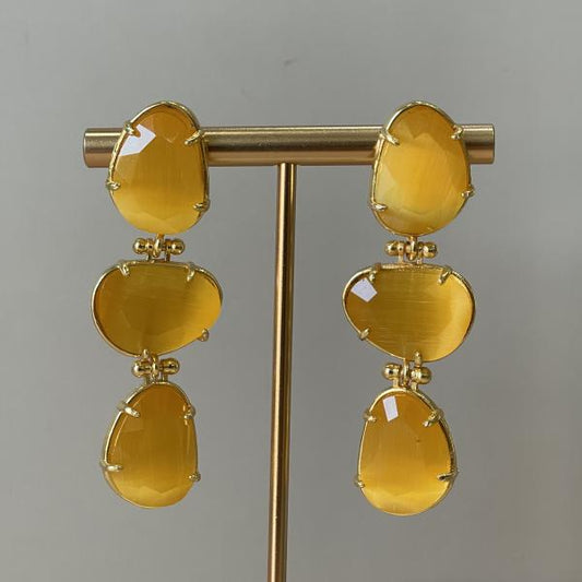 ARETES MARCIA - AMARILLO