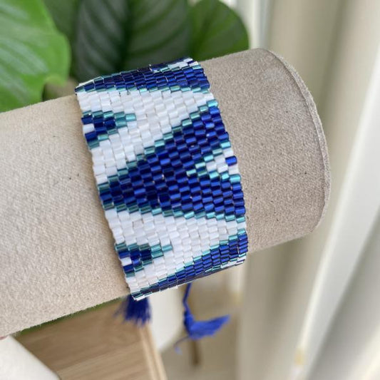 MIYUKI GRANDE AZUL REY CON TRIANGULO BLANCO
