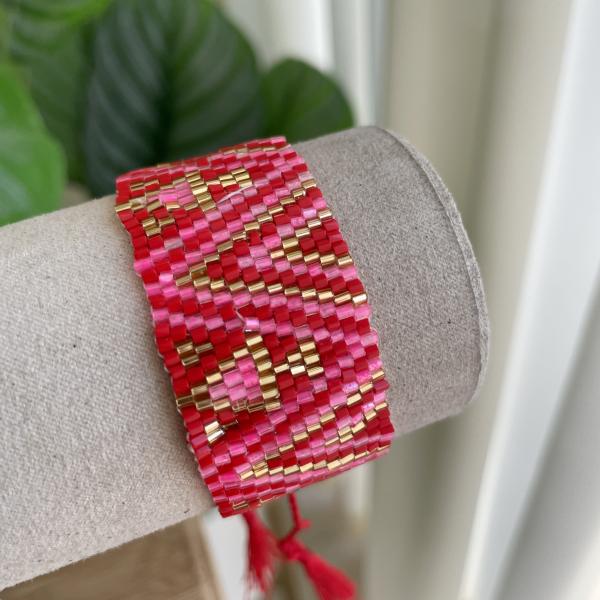 MIYUKI GRANDE ROJO TRIANGULO ROSA