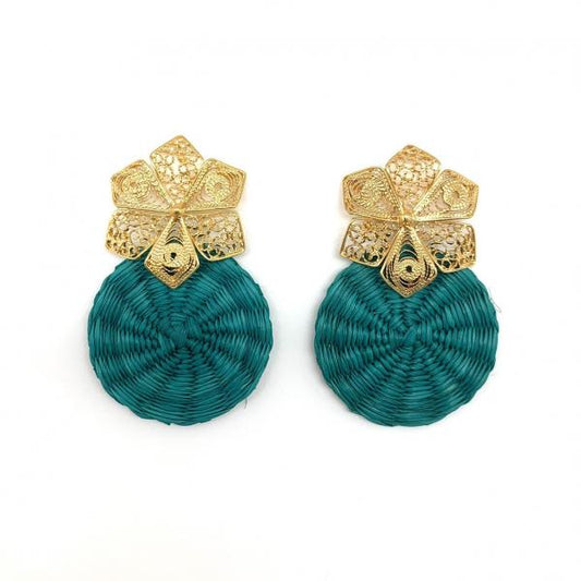 ARETES CATALINA TURQUESA