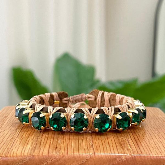 PULSERA FAVORITA VERDE ESMERALDA - HC
