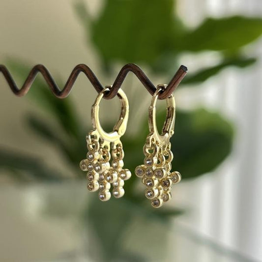 ARRACADAS TRES CRUCES CLEAR