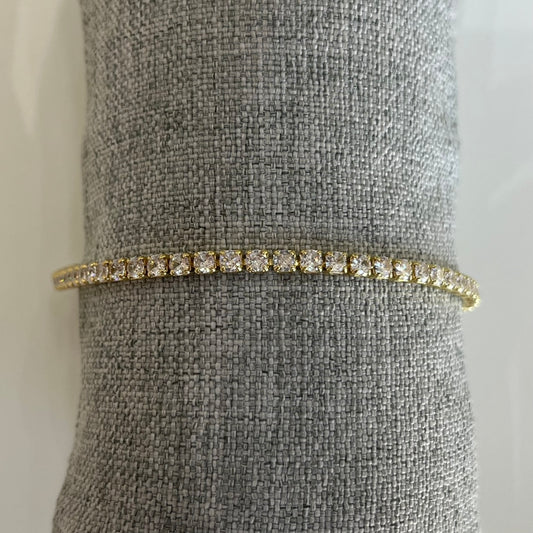 PULSERA TENNIS GOLD