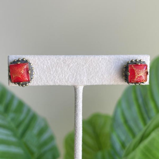 ARETES SUNDAY ROJO