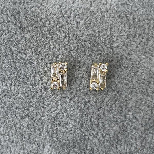 ARETES DOS CRISTALES BAGUETTE