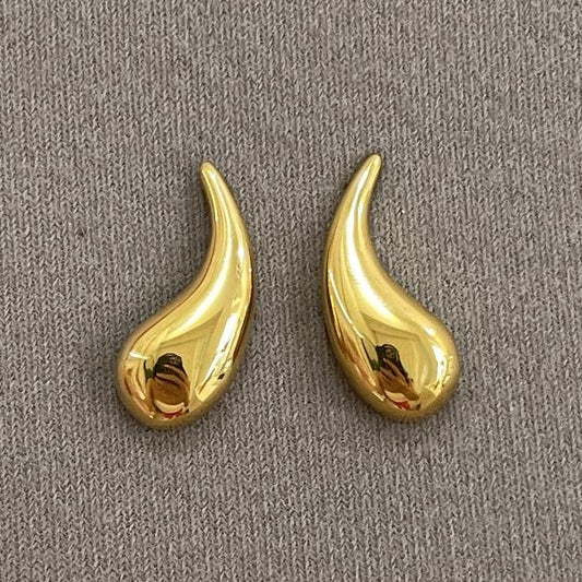 ARETES GOTA LADEADA GOLD