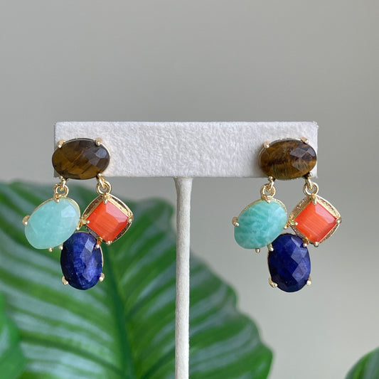 ARETES LIVIA MIX OJO DE TIGRE