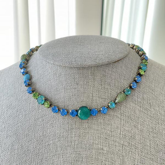 COLLAR FAY MIX AZUL