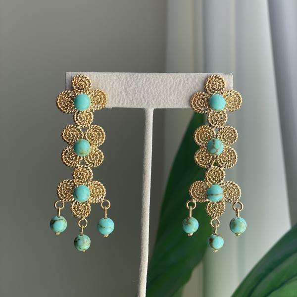 ARETES ARABIA RHAPSODY TRIO TURQUESA