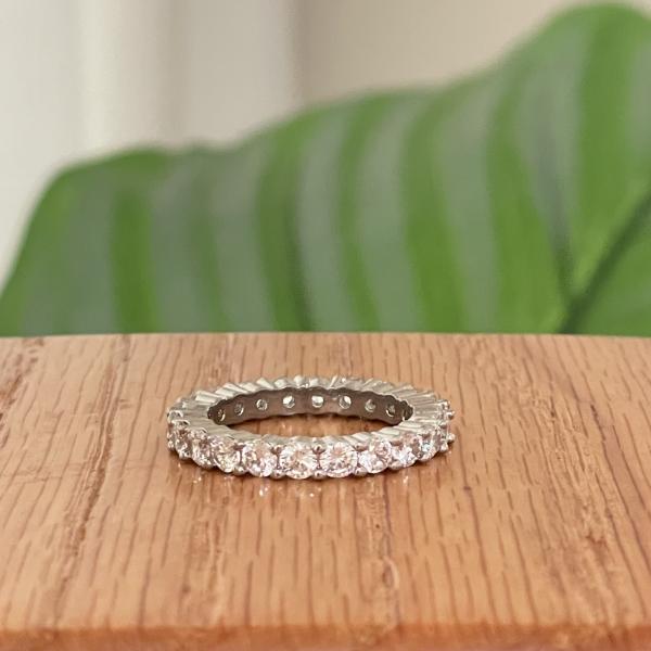 ANILLOS SILVER CON CRISTALES SILVER
