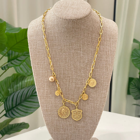 COLLAR ADRIANNE DIJES MONEDAS