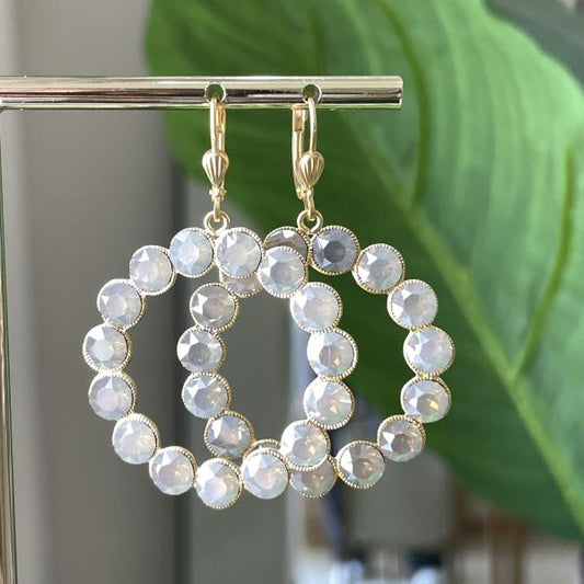 ARETES POLARIS BEIGE TORNASOL