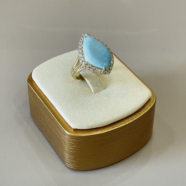 ANILLO TITAN - LARIMAR
