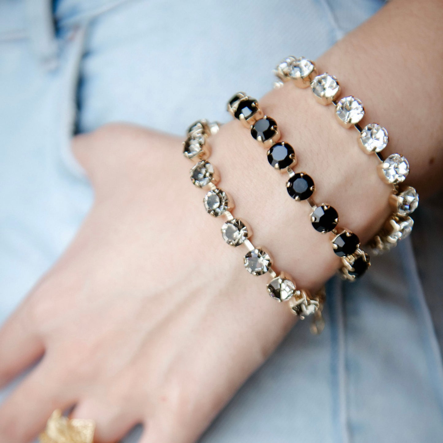 PULSERA SHINE NEGRO -G