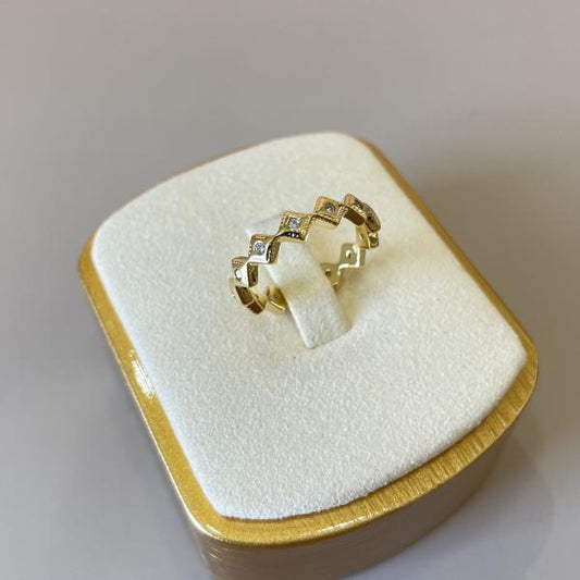 ANILLO ROMBO GOLD