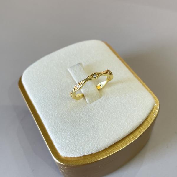 ANILLO SIETE CRISTALES CLEAR