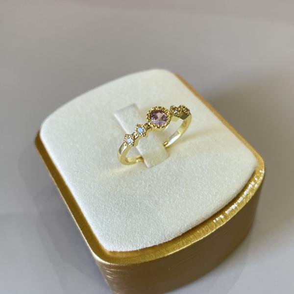ANILLO CRISTAL ROSA