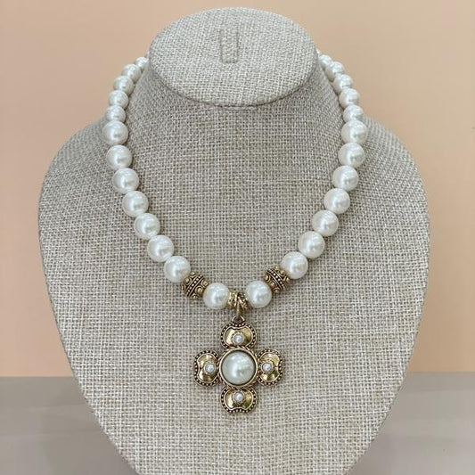COLLAR CLOVER GRACE PERLAS