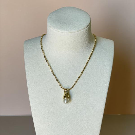 COLLAR BOLITAS CON ESFERA DE PERLITA