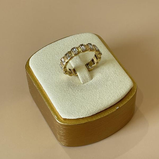 ANILLO KING CRISTAL BAGUETTE