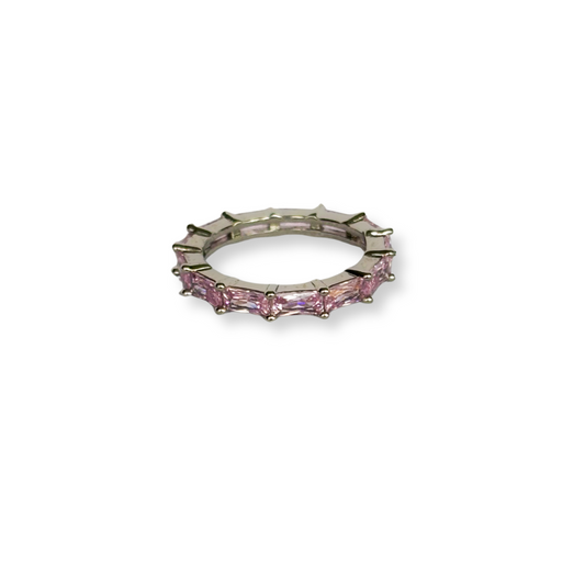 CRISTAL BAGUETTE II CRISTAL ROSA SILVER