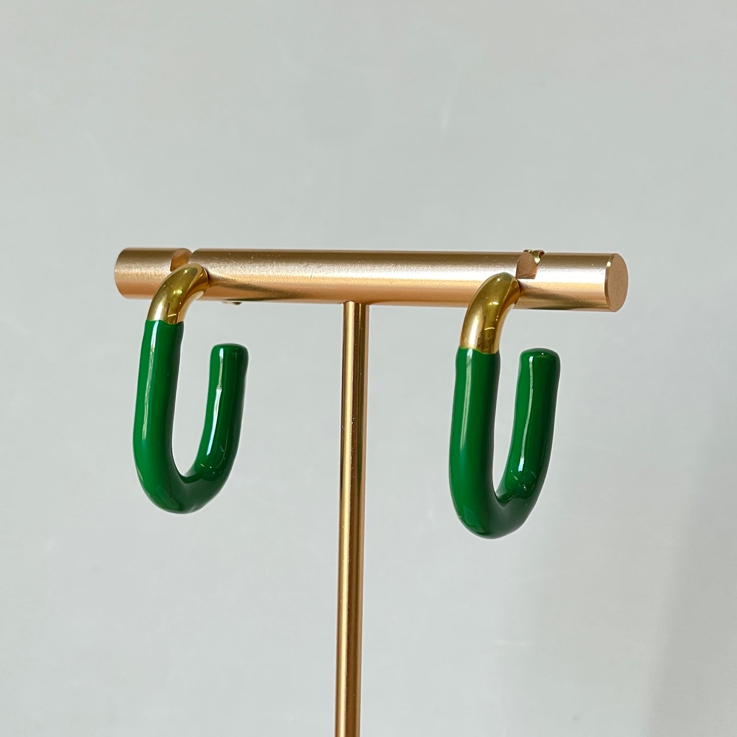 ARRACADAS CLIP -VERDE