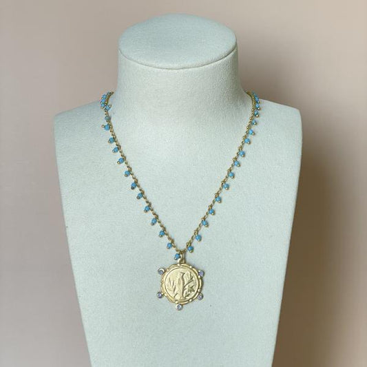COLLAR NATALIA TURQUESA