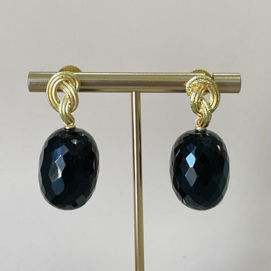 ARETES HEM BLACK ONYX