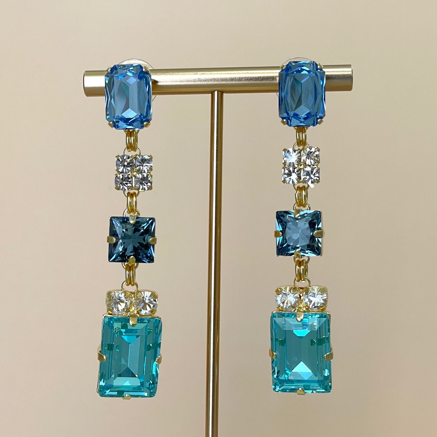 ARETES ROSIE - AZUL