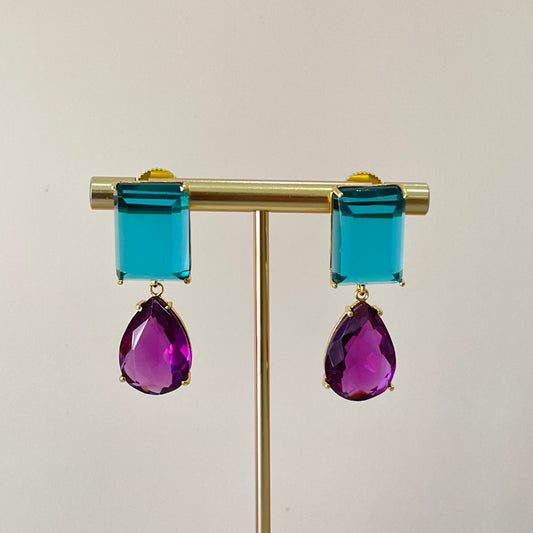 ARETES GEMSTONE TOURMALINE & BLUE