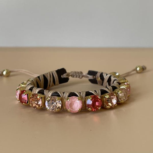 PULSERA FAVORITA MIX ROSA Y CORAL