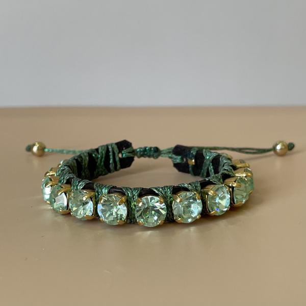 PULSERA FAVORITA BABY GREEN CON HILO VERDE