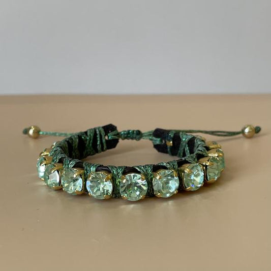 PULSERA FAVORITA BABY GREEN CON HILO VERDE