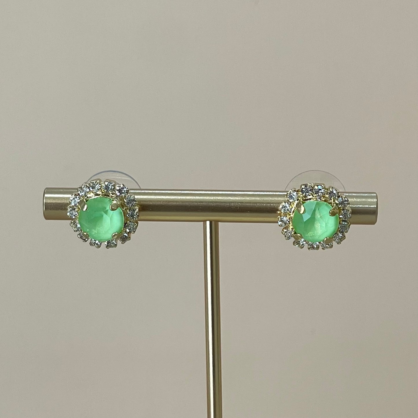 ARETES EVERYDAY VERDE NEON OPACO -G
