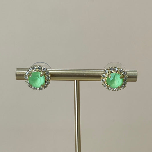 ARETES EVERYDAY VERDE NEON OPACO -G