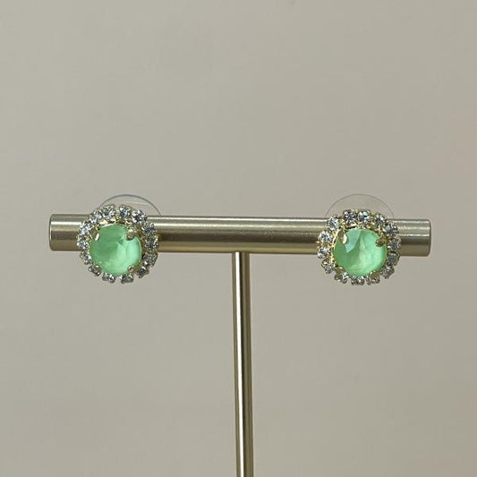 ARETES EVERYDAY VERDE NEON OPACO -G