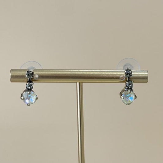ARETES FANNYS GRIS Y BEIGE