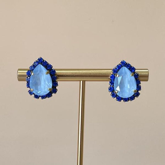 ARETES POST ALANIS AZUL