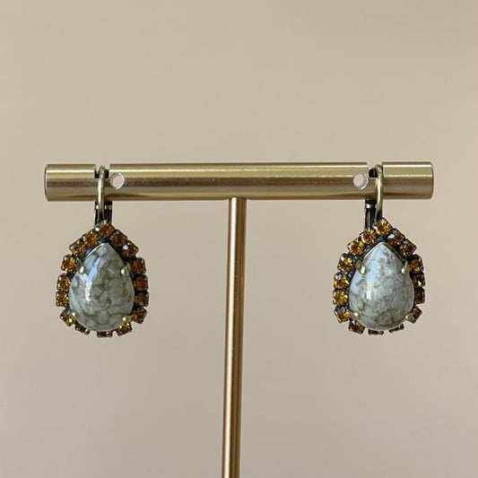 ARETES GANCHO ALANIS GRIS