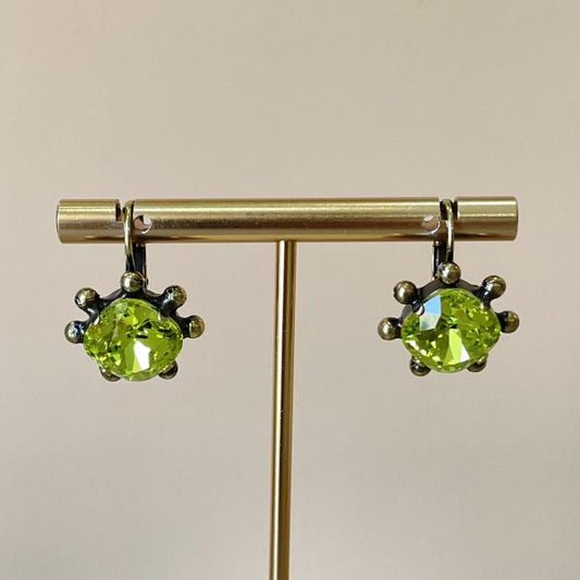 ARETES ROMALIA VERDE LIMA