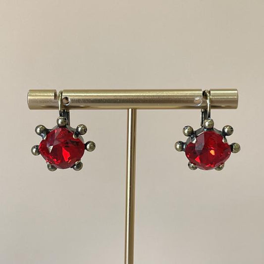 ARETES ROMALIA ROJO