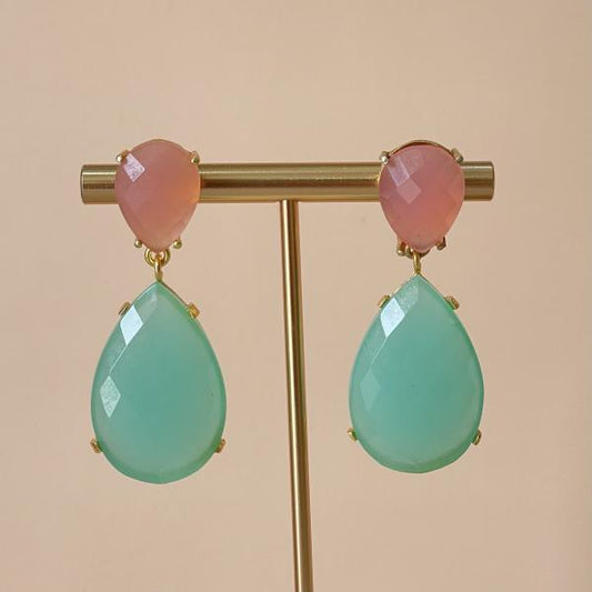 ARETES AQUA & PINK CHALCEDONY HYDRO