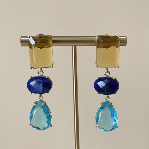 ARETES 3 GEMSTONE CHAMPAGNE