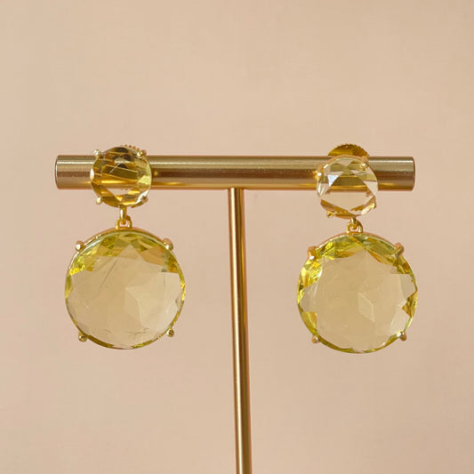ARETES GEMSTONE LEMON TOPAZ ROUND