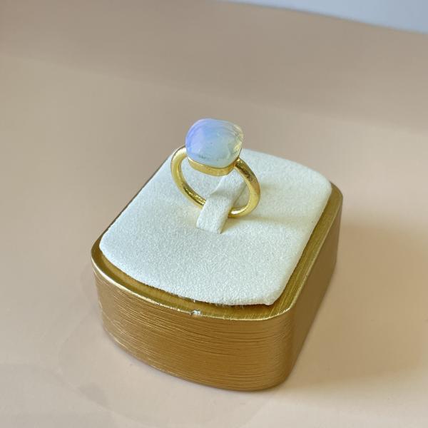 ANILLO MILKY CHALCEDONY